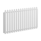 Aluminium 1720 x 1200mm Colonial Picket Gate (Stonnington Speartop)